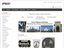 Tablet Screenshot of neworleansgiftstore.com